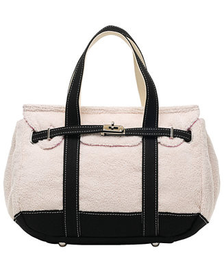 Sunwin Madaket Terry and Cotton Canvas Small Tote Handbag - Macy's | Macy's
