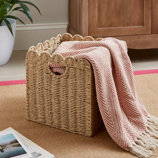 Scalloped Storage Box | Dunelm (migrated)