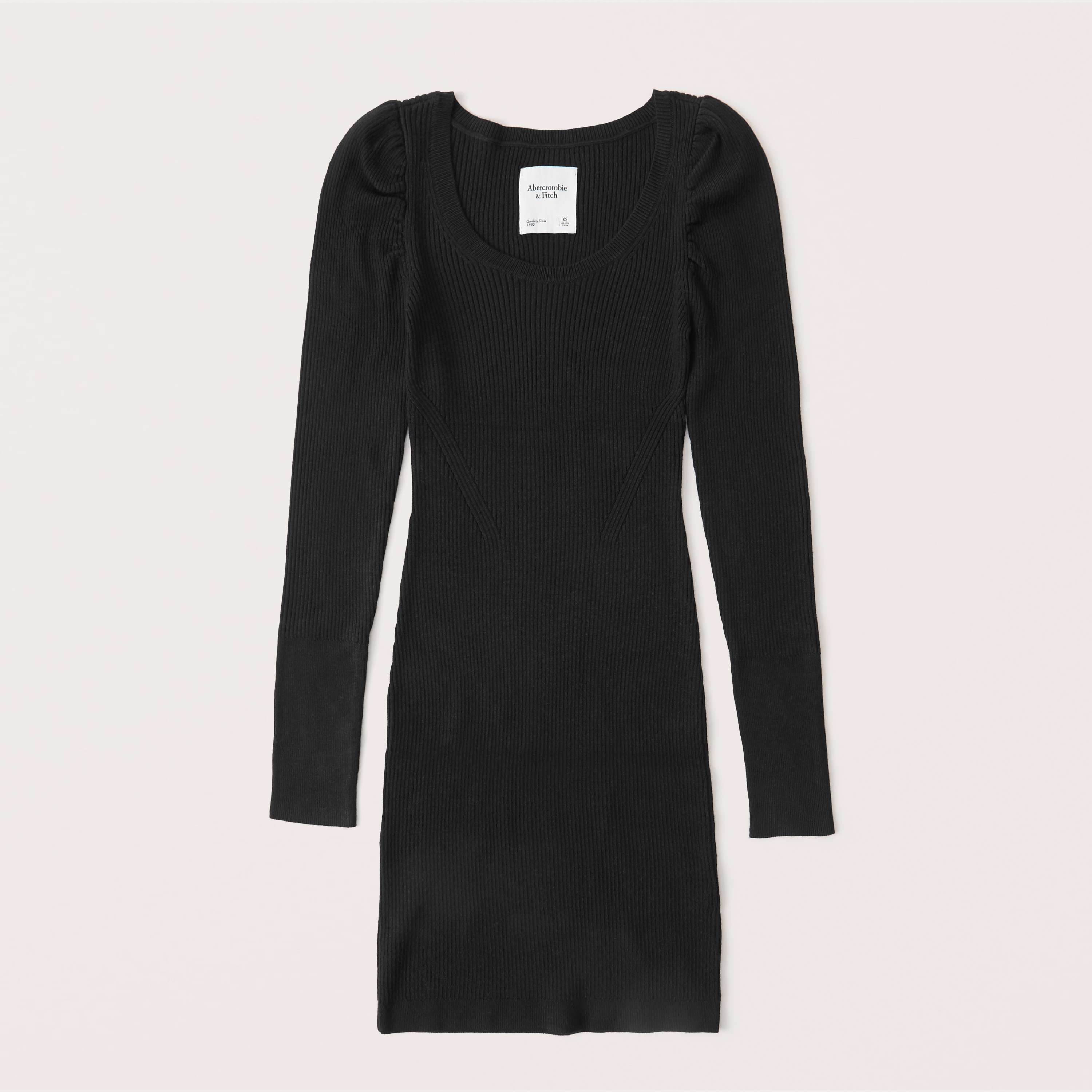 Long-Sleeve Mini Sweater Dress | Abercrombie & Fitch (US)