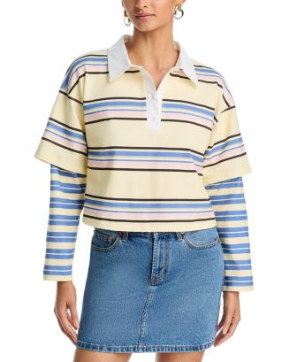 Multi Stripe Layered Long Sleeve Tee - Exclusive | Bloomingdale's (US)