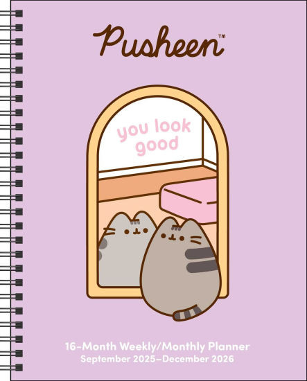 2025-2026 Pusheen 16-Month Weekly/Monthly Planner | Barnes & Noble