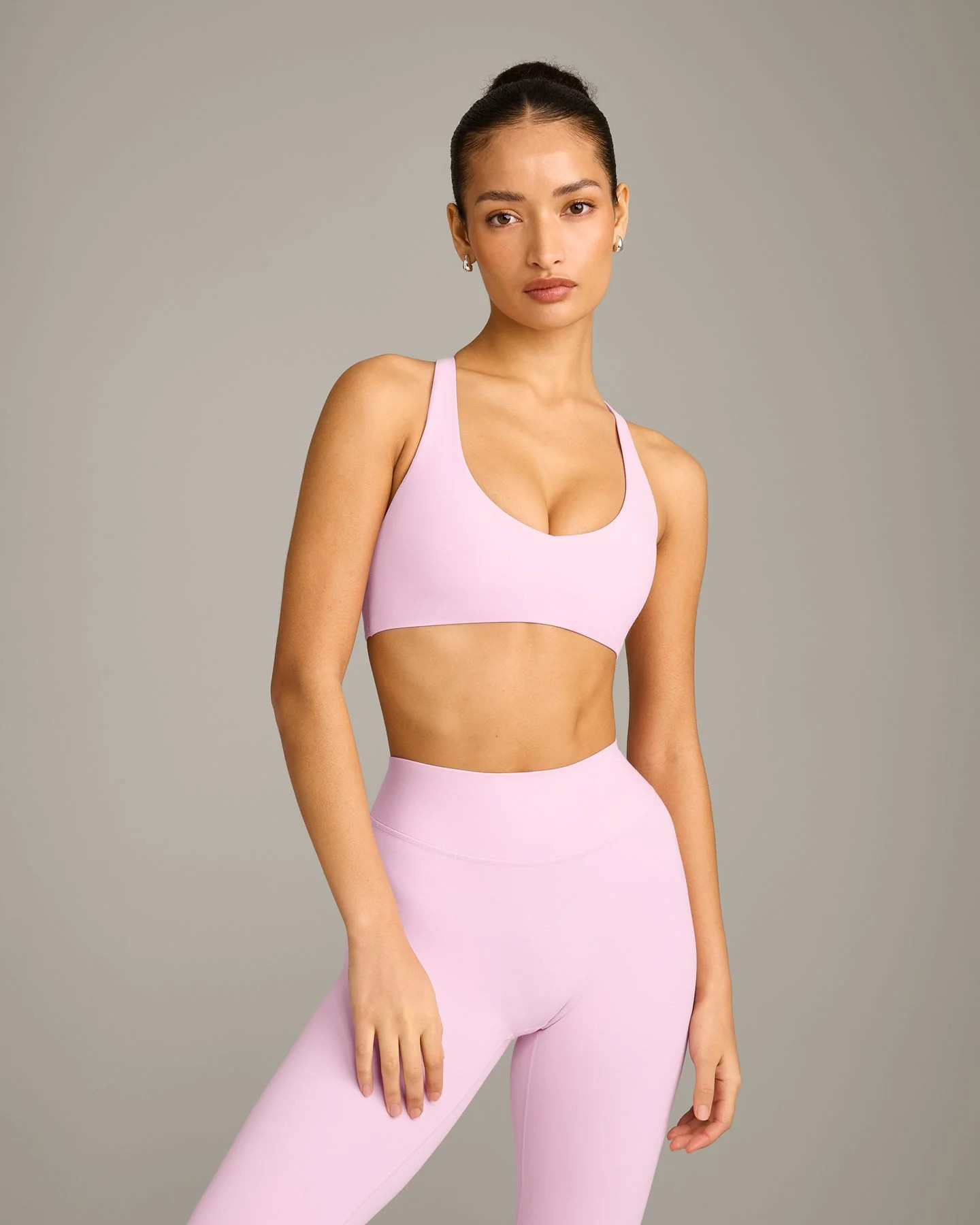 SoftMotion™ Bralette with Gray Logo | Chalk Pink | Oner Active (UK / US)