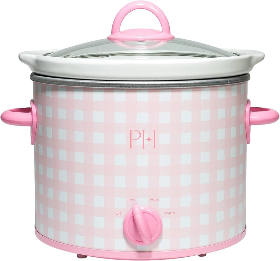 Paris Hilton 3.5-Quart Manual Slow Cooker, Features Three Settings (Low, High, Warm), Naturally N... | Amazon (US)