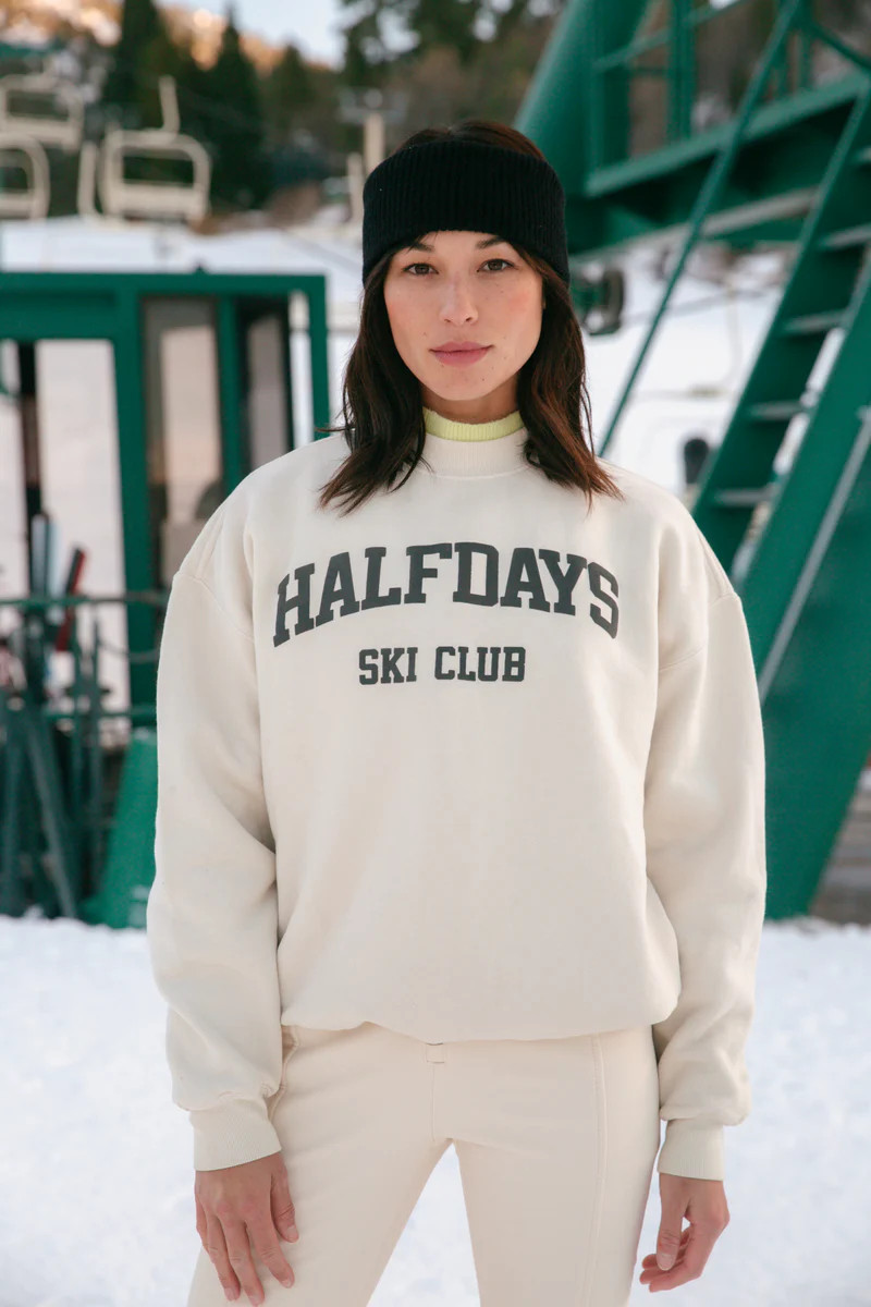 Halfdays Ski Club Sweatshirt | Halfdays