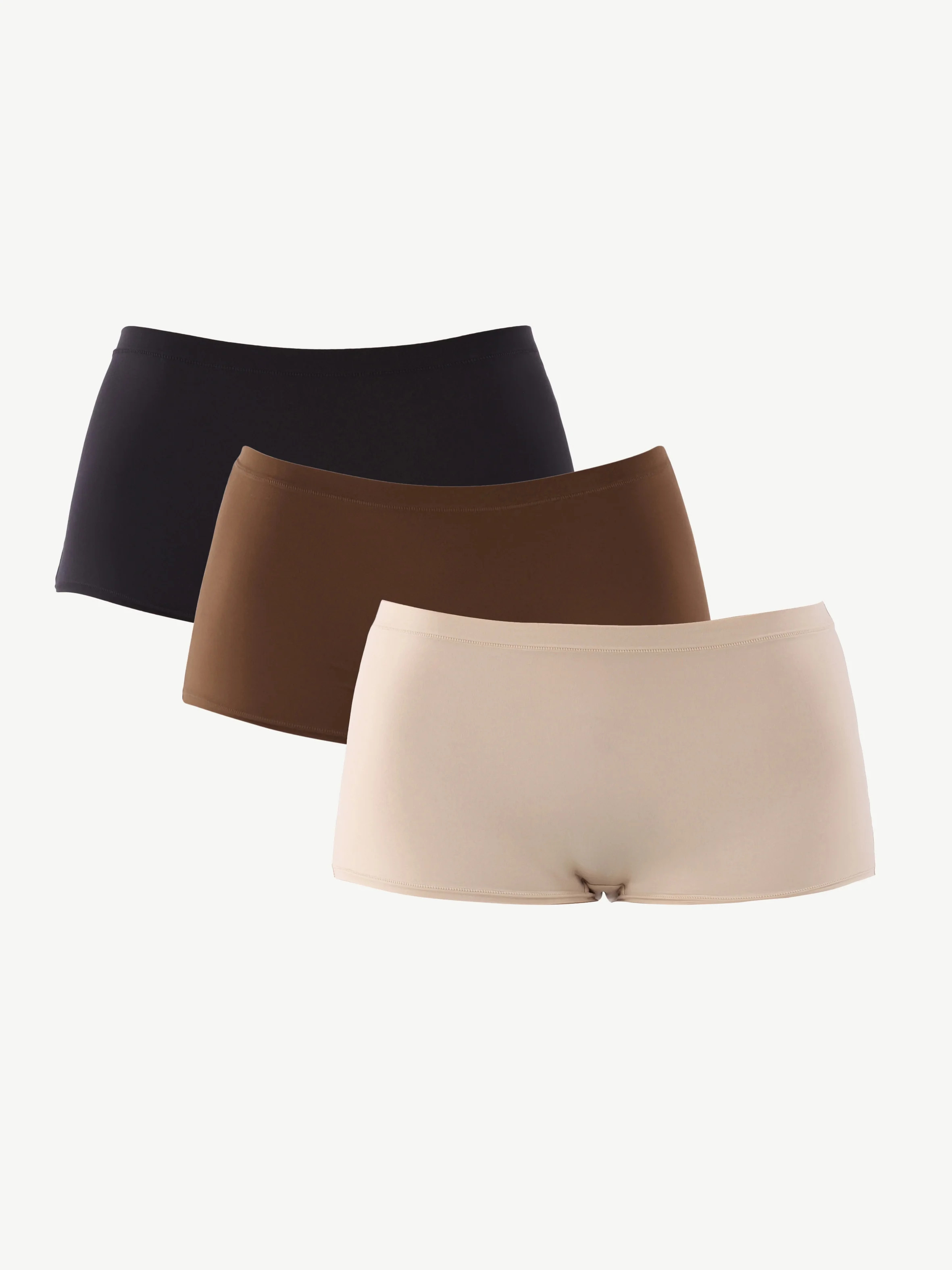 No Boundaries Women's Fit Stretch Boyshort Panties 3-Pack, Sizes XS-3XL | Walmart (US)