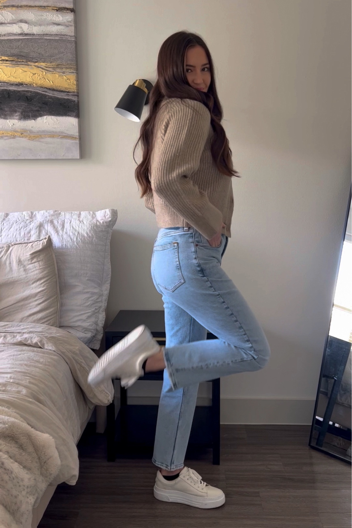 easy casual winter outfit from Abercrombie 

Cardigan, espresso martini, Abercrombie jeans, 

#LTKstyletip #LTKfindsunder50 #LTKsalealert