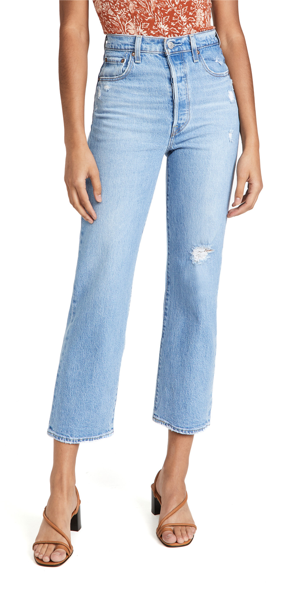Ribcage Straight Ankle Jeans | Shopbop
