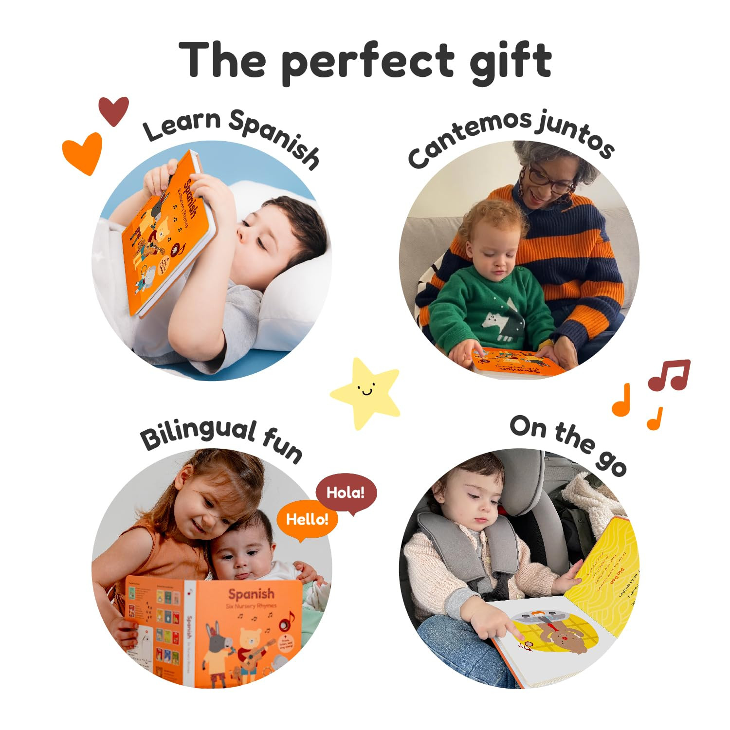 Spanish Books for Toddlers 1-3 | Nursery Rhymes Book for Infants and babies | Spanish Learning fo... | Amazon (US)