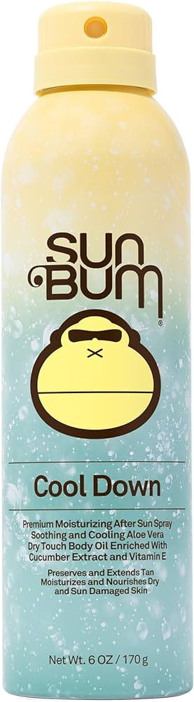 Sun Bum Cool Down Aloe Vera Spray - Vegan After Sun Care to Soothe and Hydrate Sunburn - 6 oz | Amazon (US)
