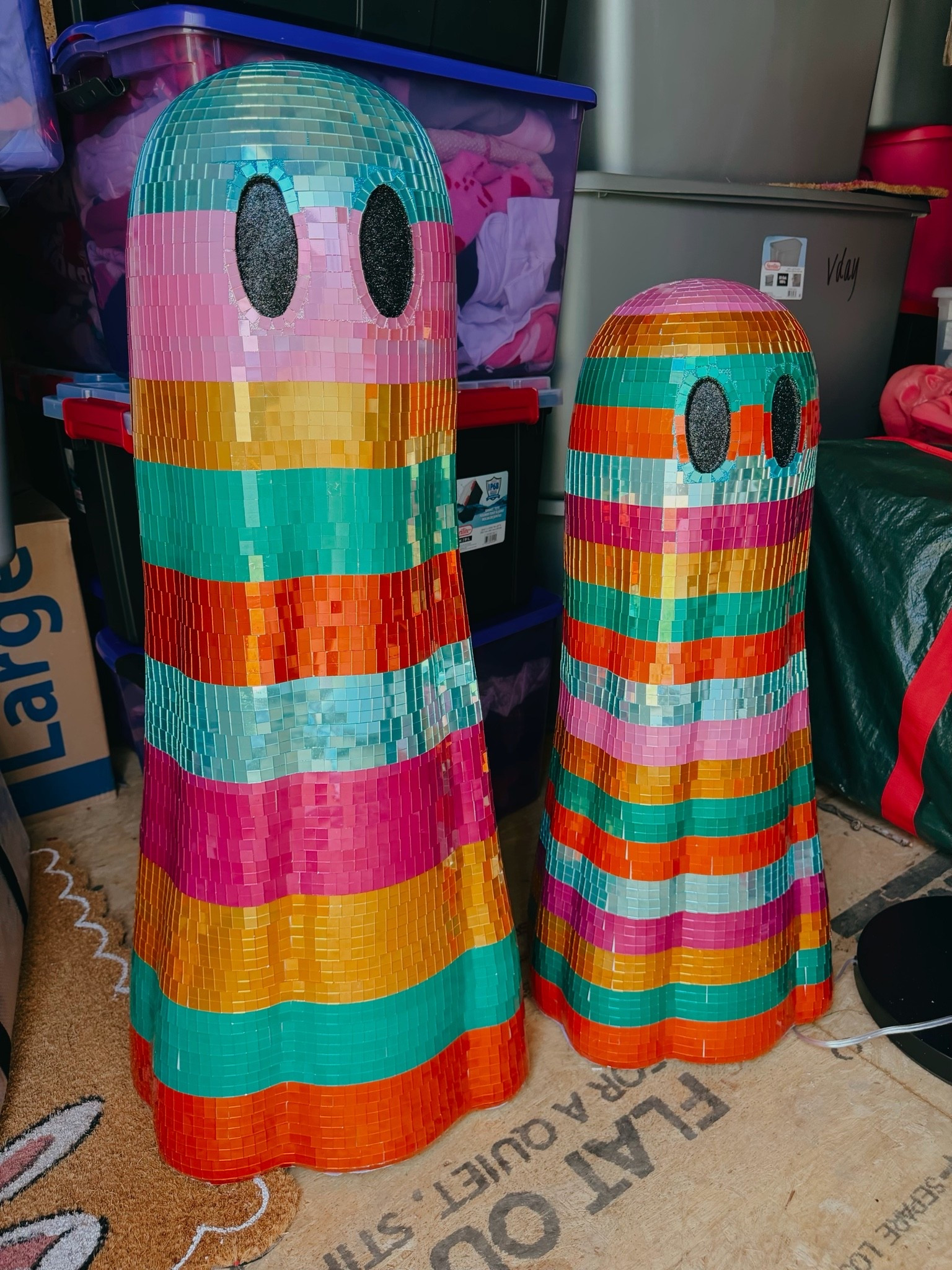 THE MOST FUN HALLOWEEN DECOR EVER! These colorful disco ghosts from Michael’s are EVERYTHING! ✨🪩 I’m obsessed with the bright colors and sparkle — they’re such a fun twist on traditional Halloween decor! 🎃💖

Adding these to my Halloween collection was a MUST. 👻🪩✨

#LTKHome #LTKFinds #HalloweenDecor #DiscoHalloween #ColorfulHalloween #halloweenfinds #michaelshalloween

#LTKSeasonal
