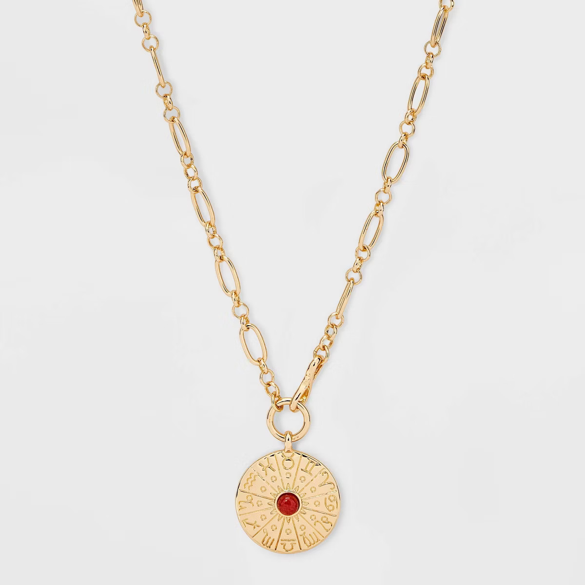 United Zodiac Pendant Necklace - Universal Thread™ Gold | Target