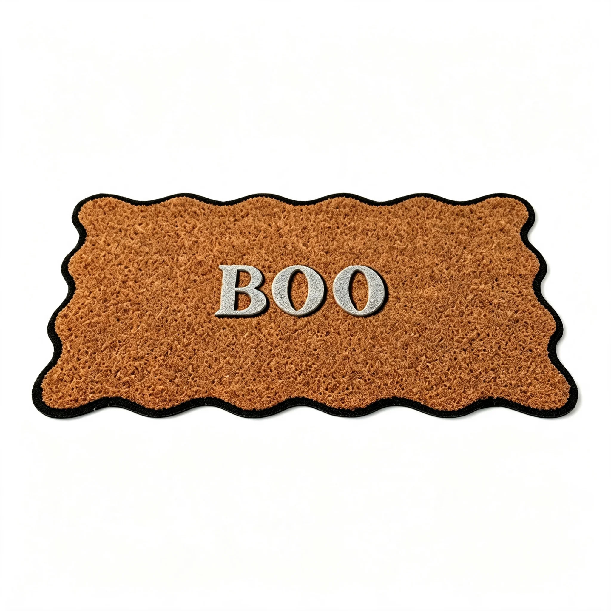 Clearance Halloween Multicolor Scallop Boo Outdoor Coir Doormat, 16" x 24" Halloween Bath Rug, Halloween Decoration Gift Outdoor Indoor | Walmart (US)