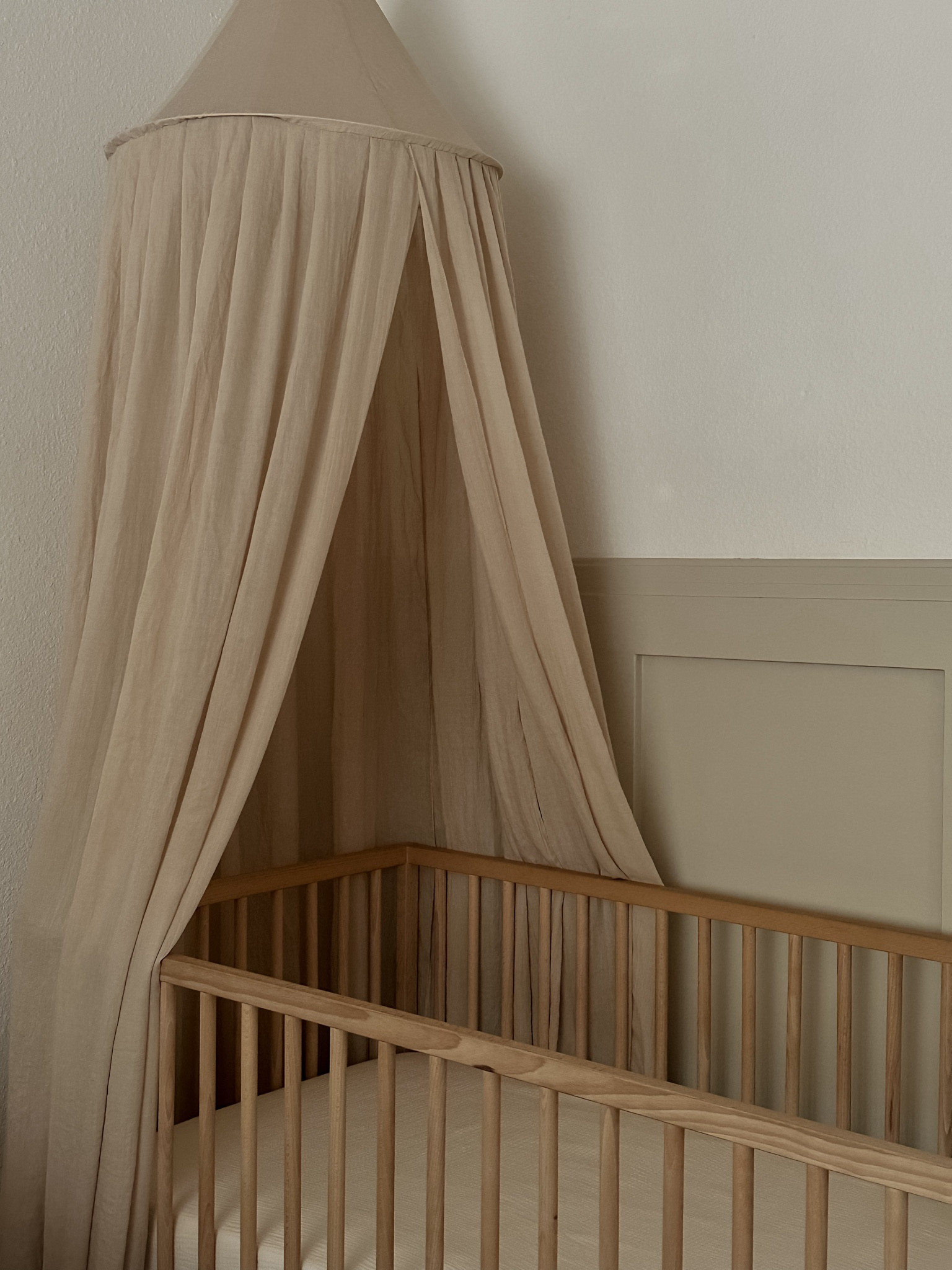 Canopy for crib or bedroom in color Nougat. Very light and airy. Comes in multiple colors. 

#LTKBaby #LTKHome #LTKKids