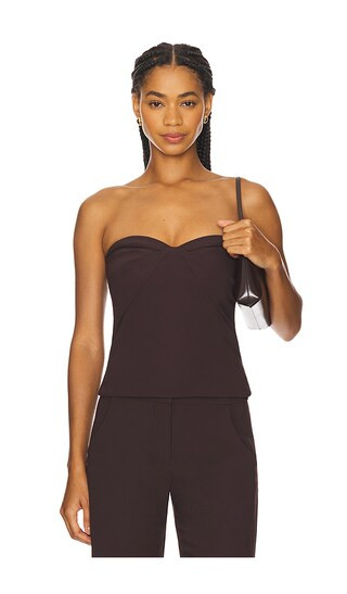 x REVOLVE Soho Top in Cocoa | Revolve Clothing (Global)