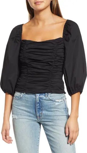 WAYF Isla Ruched Top | Nordstrom | Nordstrom