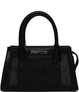 Steve Madden Beachy Mesh Satchel Bag - Black | Dillard's
