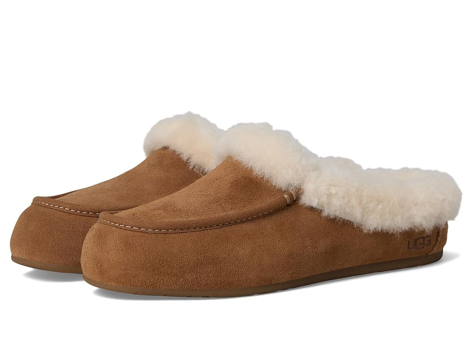 UGG Ansley Mule Women's Slippers Chestnut : 10 B - Medium, Suede | Zappos