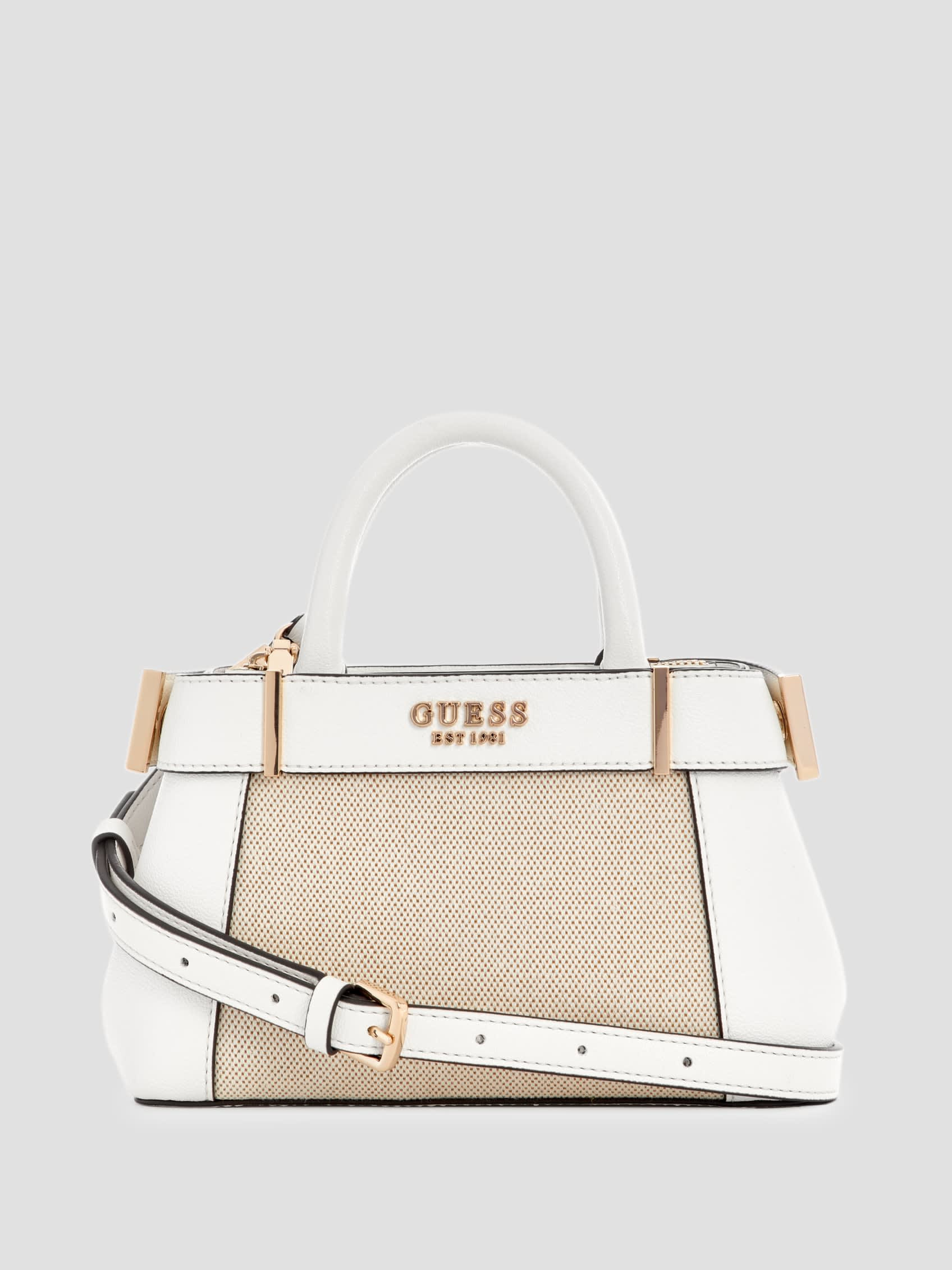 GUESS Anadela Canvas Mini Satchel | Guess (US)