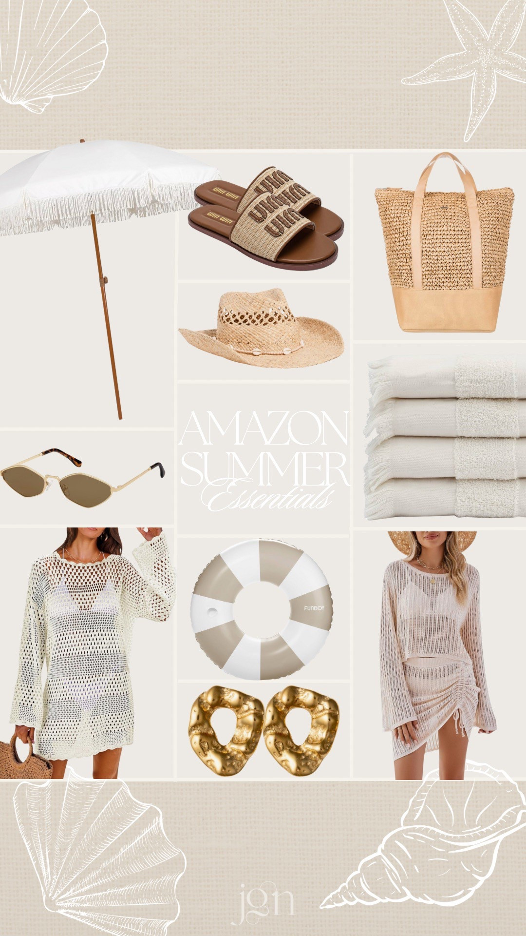 My current favorite summer essentials from Amazon 🌴

#coverups #coverup #amazon #amazonstyle #amazonsummer #amazonfashion #amazonhaul #coverup #resortwear #designerinspired #lookforless #funboy #swim #vacation #miami #30a #cancun #floridakeys #cabo #keylargo #beach #towels #crochet

#LTKStyleTip #LTKFindsUnder100 #LTKSeasonal