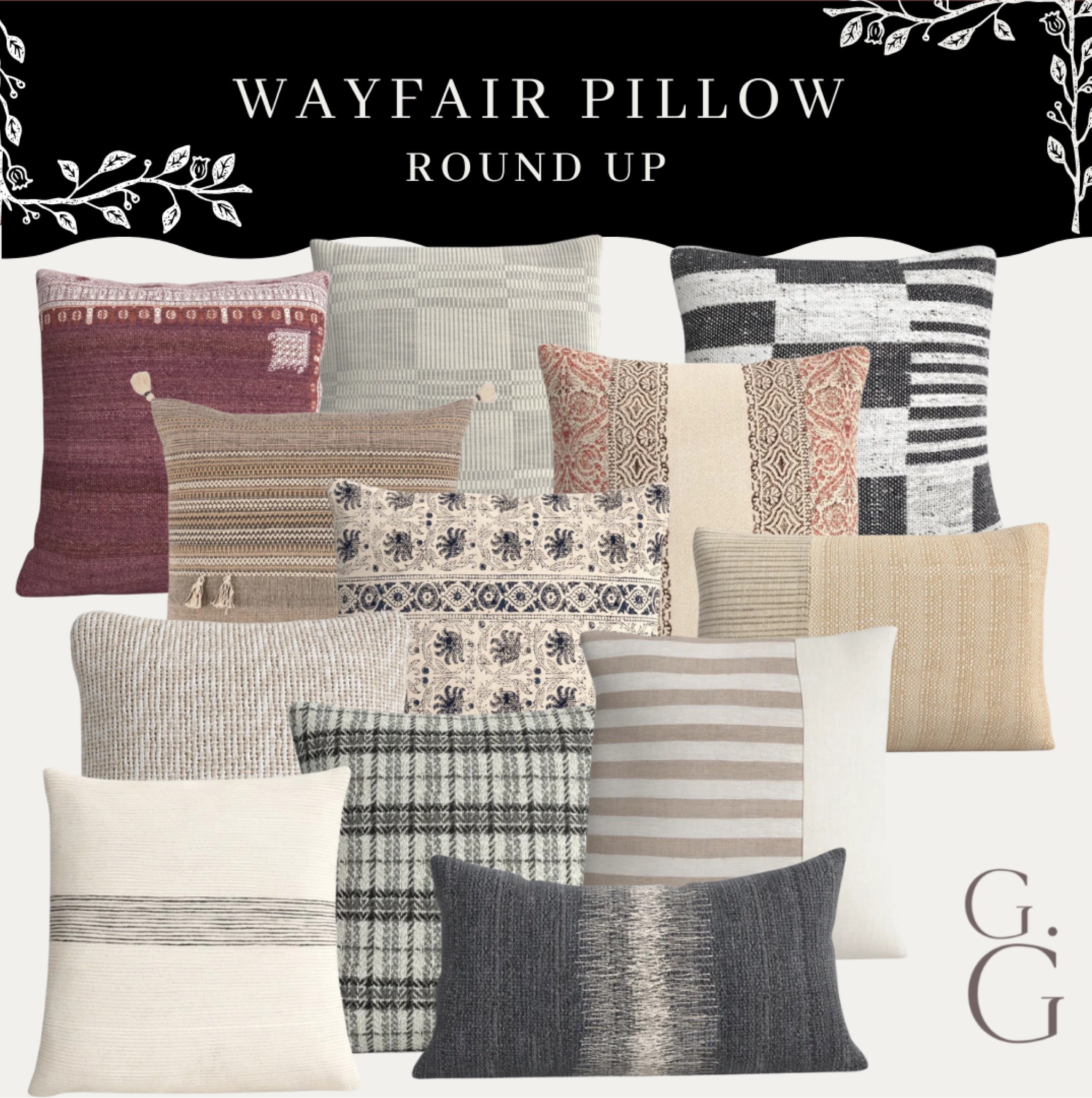 Wayfair pillow round up!

#LTKstyletip #LTKGiftGuide #LTKHoliday