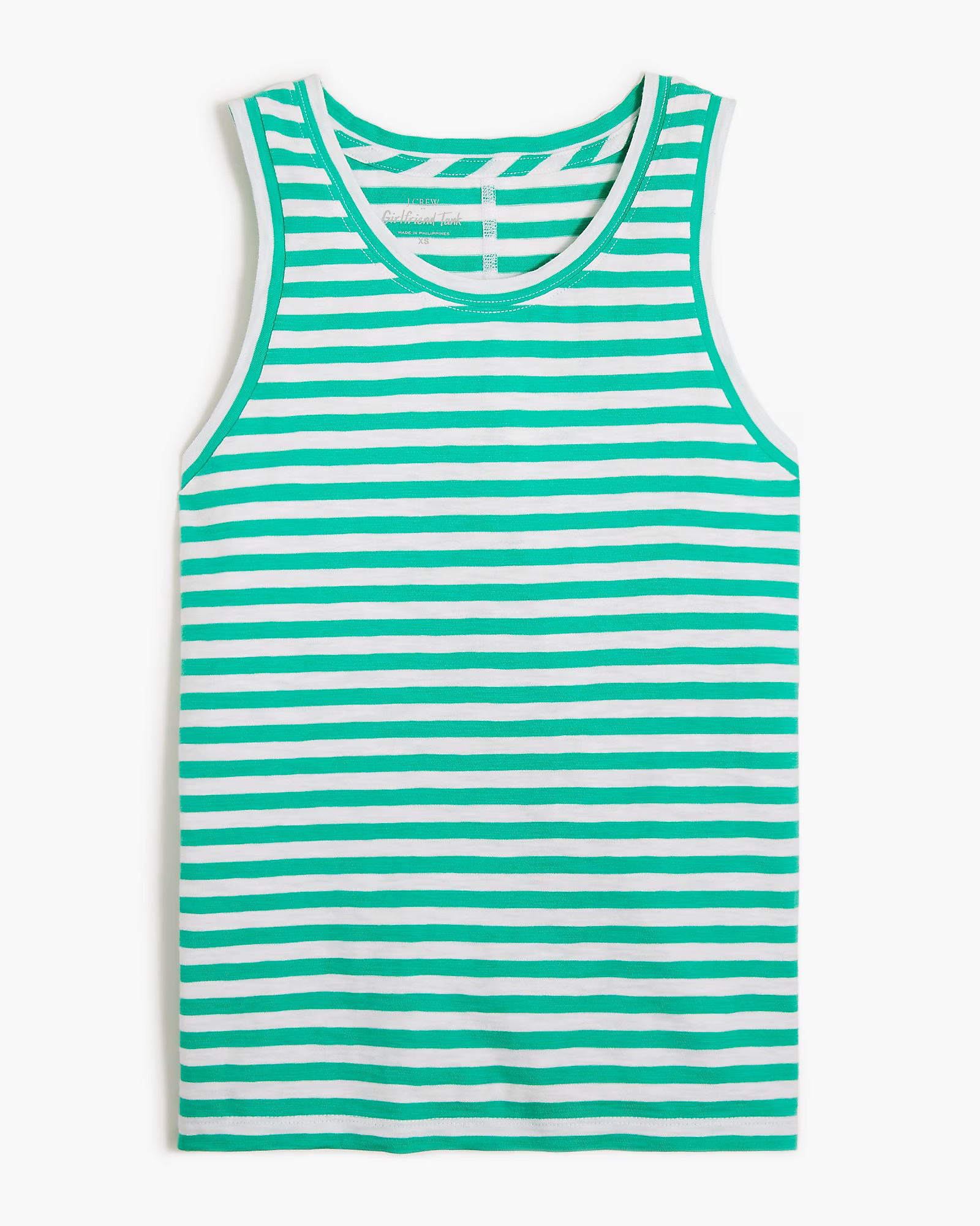 Striped girlfriend tank top | J.Crew Factory