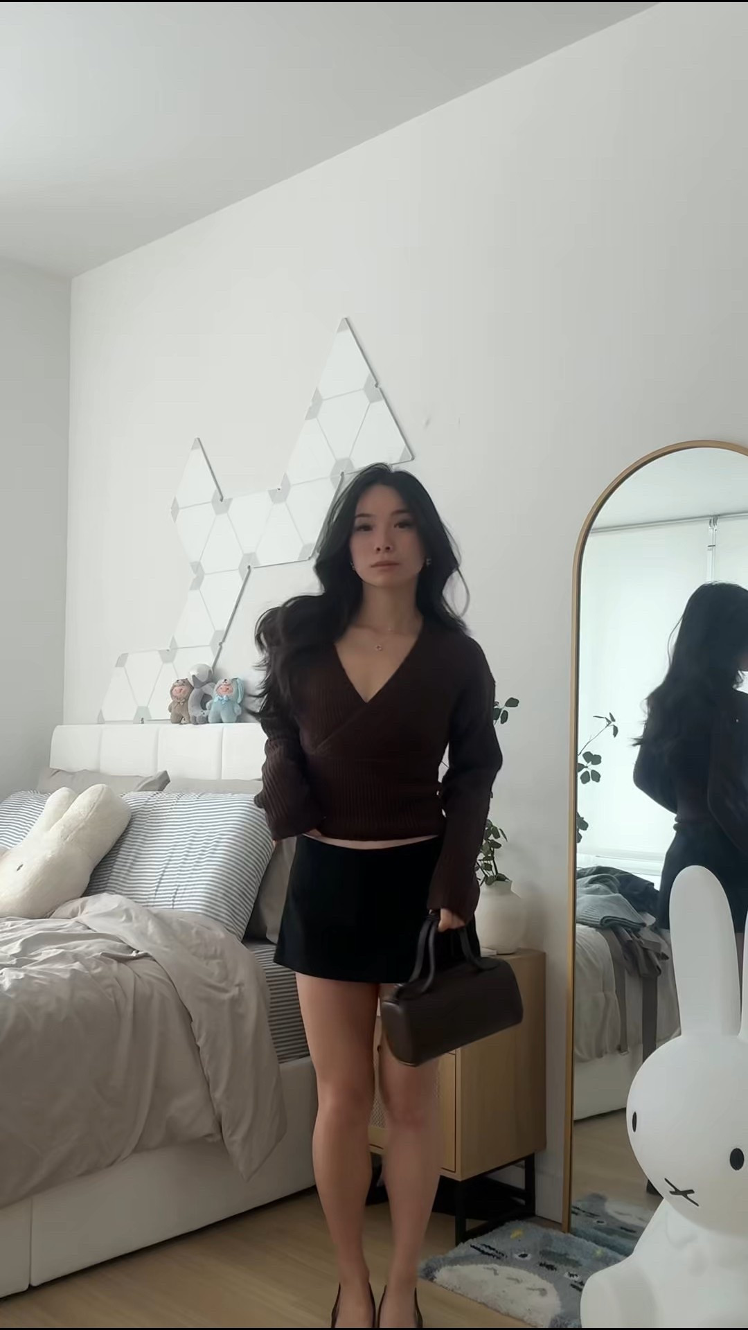 sooo ready for spring 🥺🤎

@OAK + FORT sweater
@Aritzia skort
freja bag 
charles & keith shoes

#LTKPetite #LTKootd #LTKSaleAlert