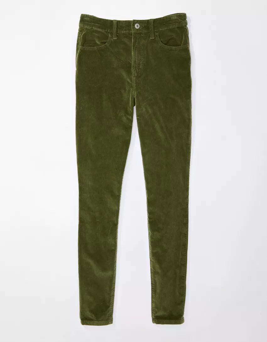 AE Stretch High-Waisted Corduroy Jegging | American Eagle Outfitters (US & CA)