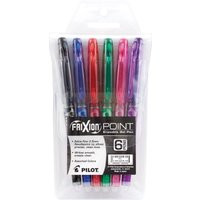 Pilot Frixion 0.5 Erasable Gel Ink Pens, 6 Colors; Pen, Marker | Etsy (US)