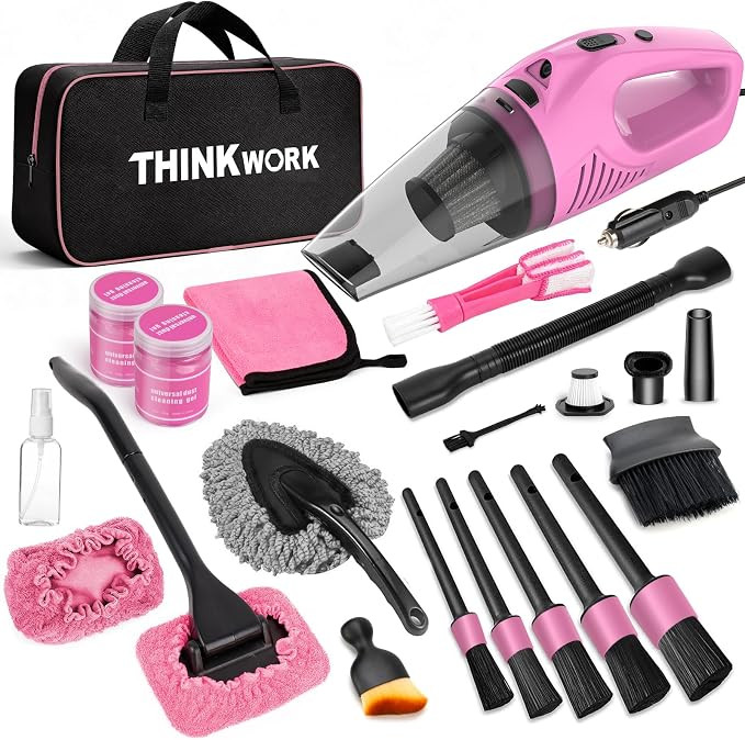 THINKWORK Car Cleaning Kit with Vacuum,Deep Cleaning for Interior Detailing | Amazon (US)