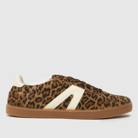 Womens Beige & Brown schuh Marnie Suede Gum Sole Trainer Trainers | schuh | Schuh