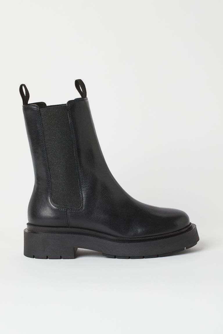 Chunky Leather Boots | H&M (US)