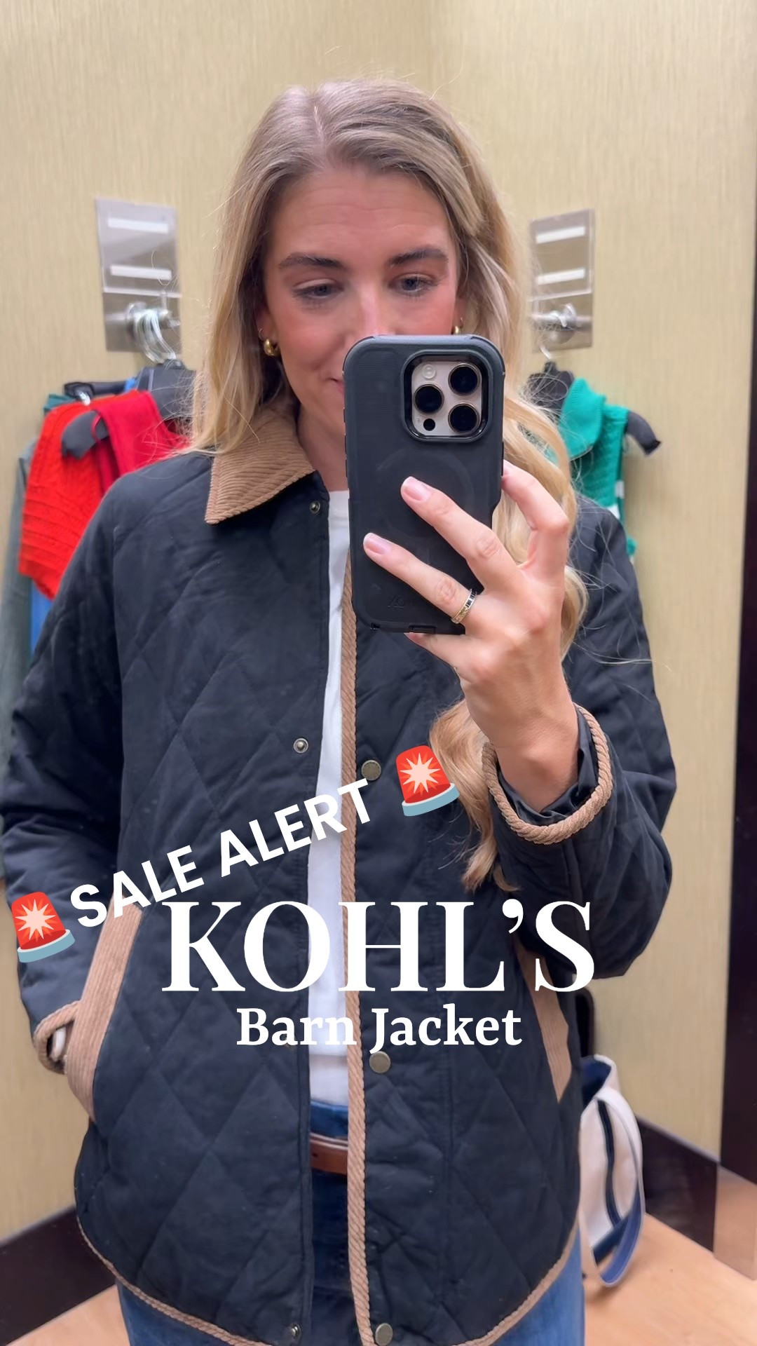 Sale alert! Kohl’s barn jacket is calling your name! A classic jacket that won’t go out of style. Great paired with jeans and a tee as the weather drops. I’m wearing a size small  

#LTKSaleAlert #LTKFallSale #LTKStyleTip