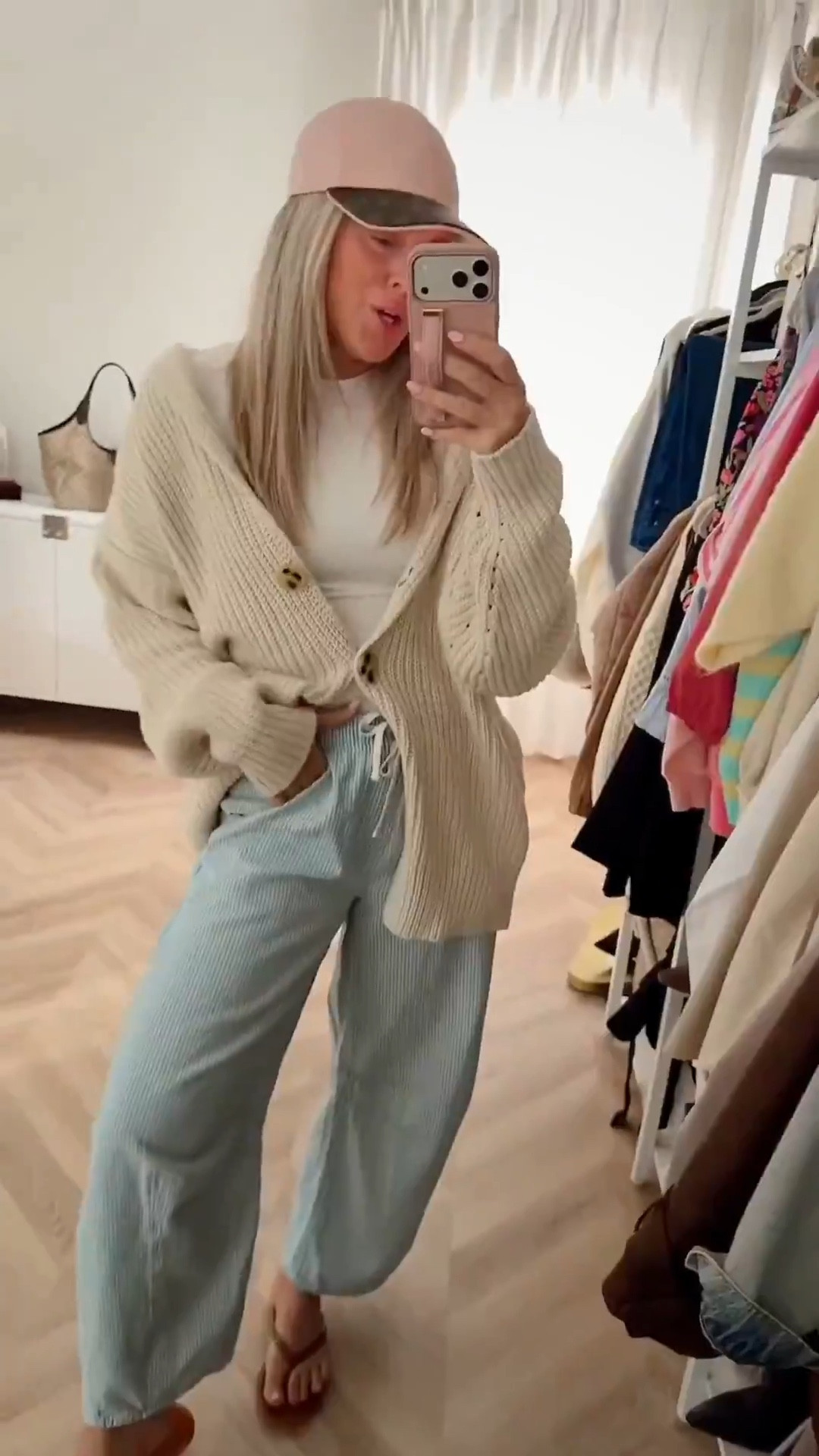 Jeans that feel like sweatpants🔥. Yes please & more colors added! I’m in all smalls & this cardi is lovely and on sale.
tee is best Amazon tee for layering & how about these jelly sandals!? So good! Look for less + come in clear! SO SOFT! 

Jelly. Sweatpant jeans. Spring style. Casual outfits. Denim. Pants. Spring. 

#LTKootd #LTKgrwm #LTKSeasonal