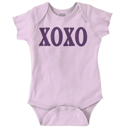 Brisco Brands XOXO Hugs Kisses Cute Adorable Unisex Baby Bodysuits | Walmart (US)
