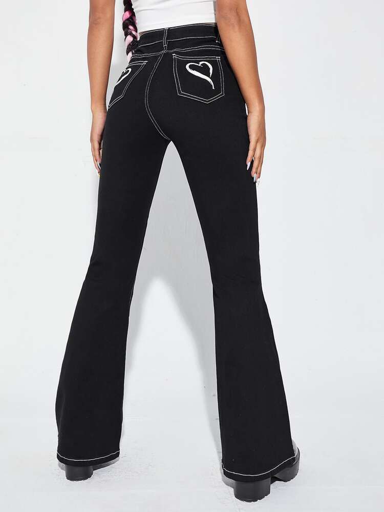 Hart Jeans Knoop | SHEIN