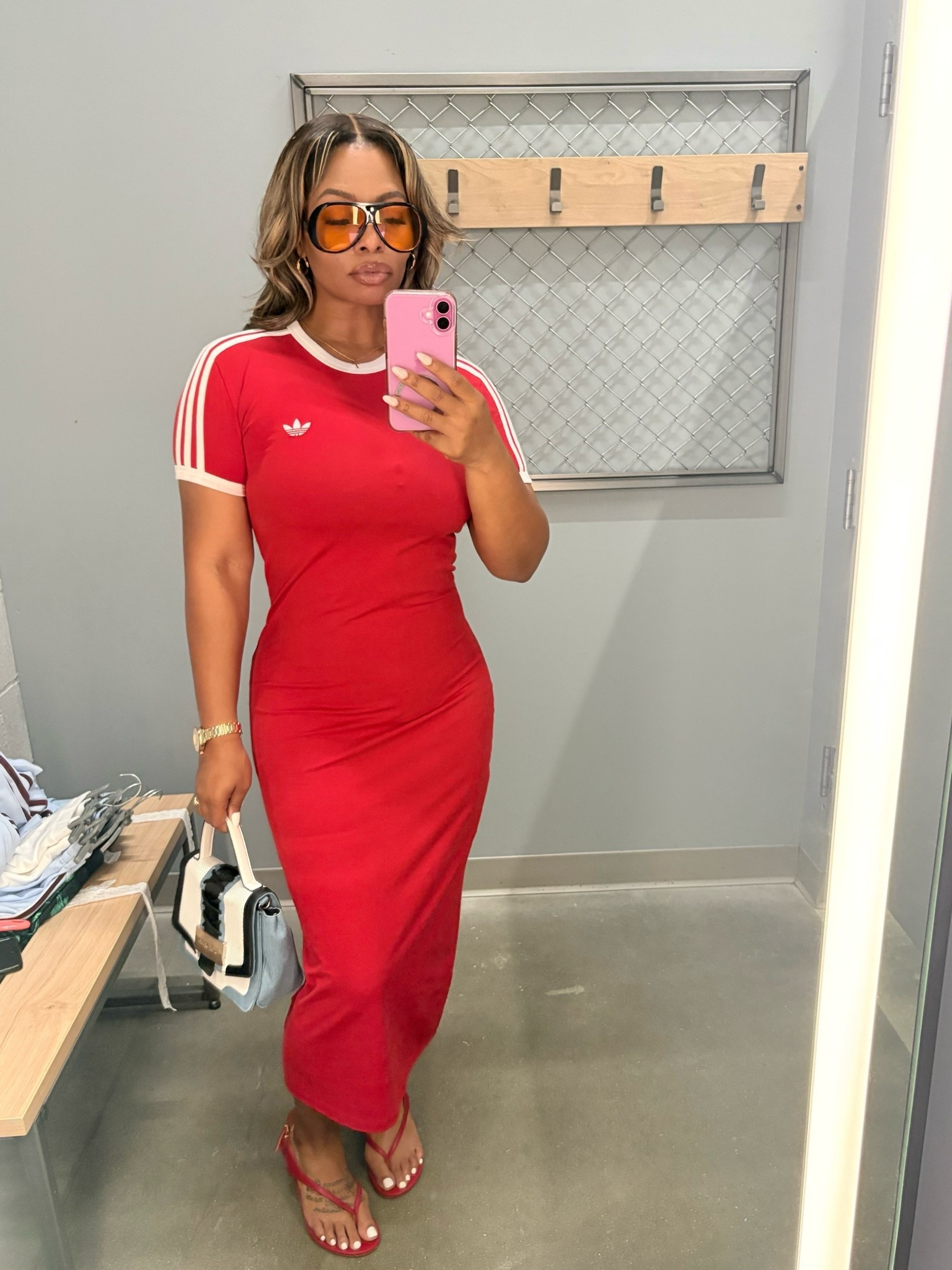 Officially in my red dress era ❤️

Sizing & Fit Details:
✨ Height: 5’2”
✨ Weight: 147 lbs
✨ Wearing: Size Small

#fashioninspo #ltk #reddress #adidas

#LTKgrwm #LTKootd #LTKActive