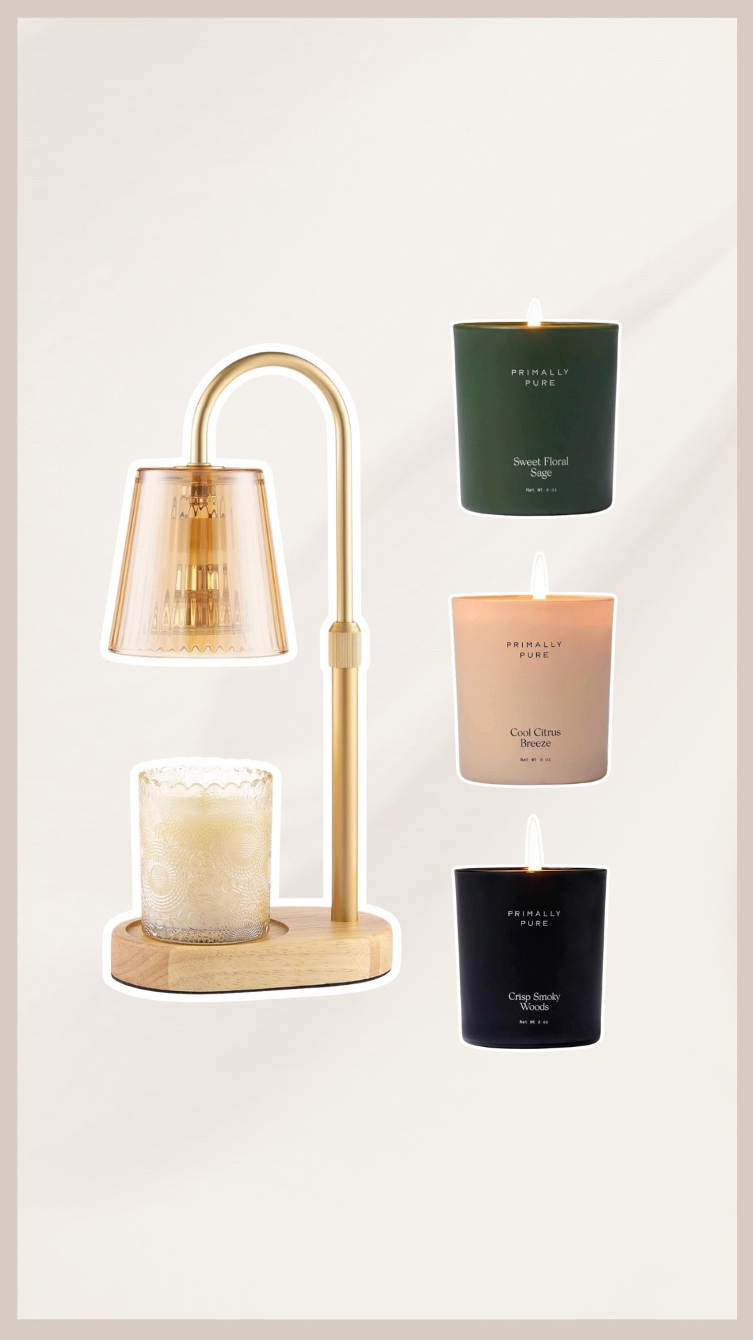 Candle warmer + non-toxic beeswax candles 🕯️🐝

#LTKFindsUnder50 #LTKHome #LTKGiftGuide