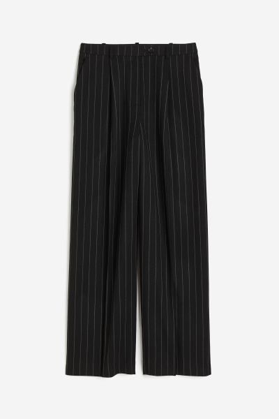 Wide-leg Twill Pants | H&M (US + CA)