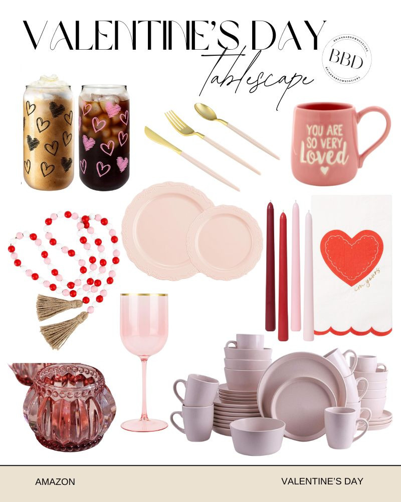 Tablescape inspo for Valentine's Day party!


tablescape, amazon finds, Valentine's Day, table decor, silverware, cutlery, coffee mug, glass cup, candle holder, napkins, party, celebration 

 #LTKHome #LTKParties #LTKFindsUnder100