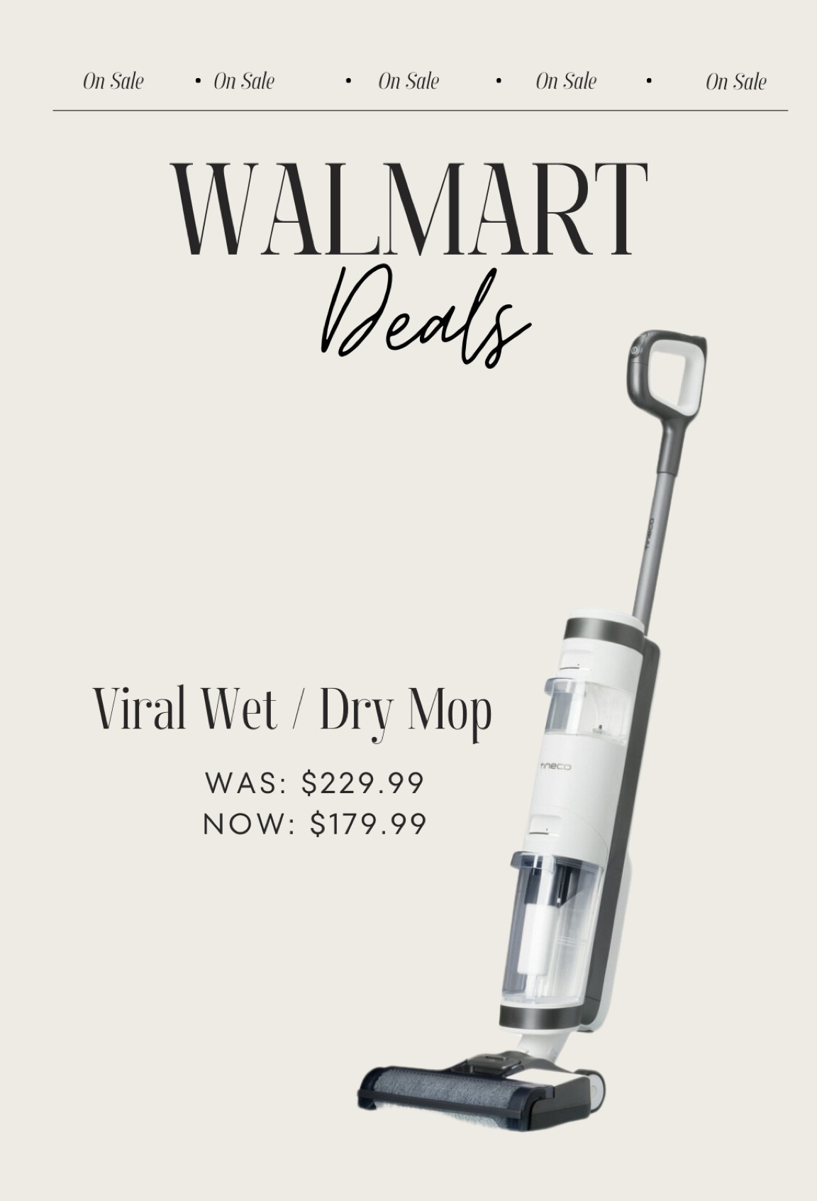 Amazing deal on this viral wet/dry mop. Have & love! 🤍

@walmart #walmartpartner 
@walmartfashion #walmartfashion