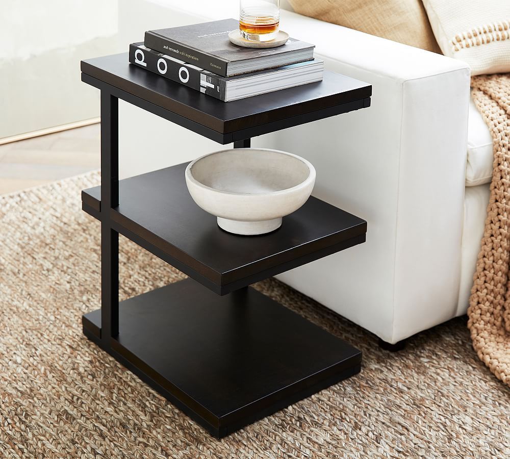 Allen Rectangular Tiered End Table | Pottery Barn (US)