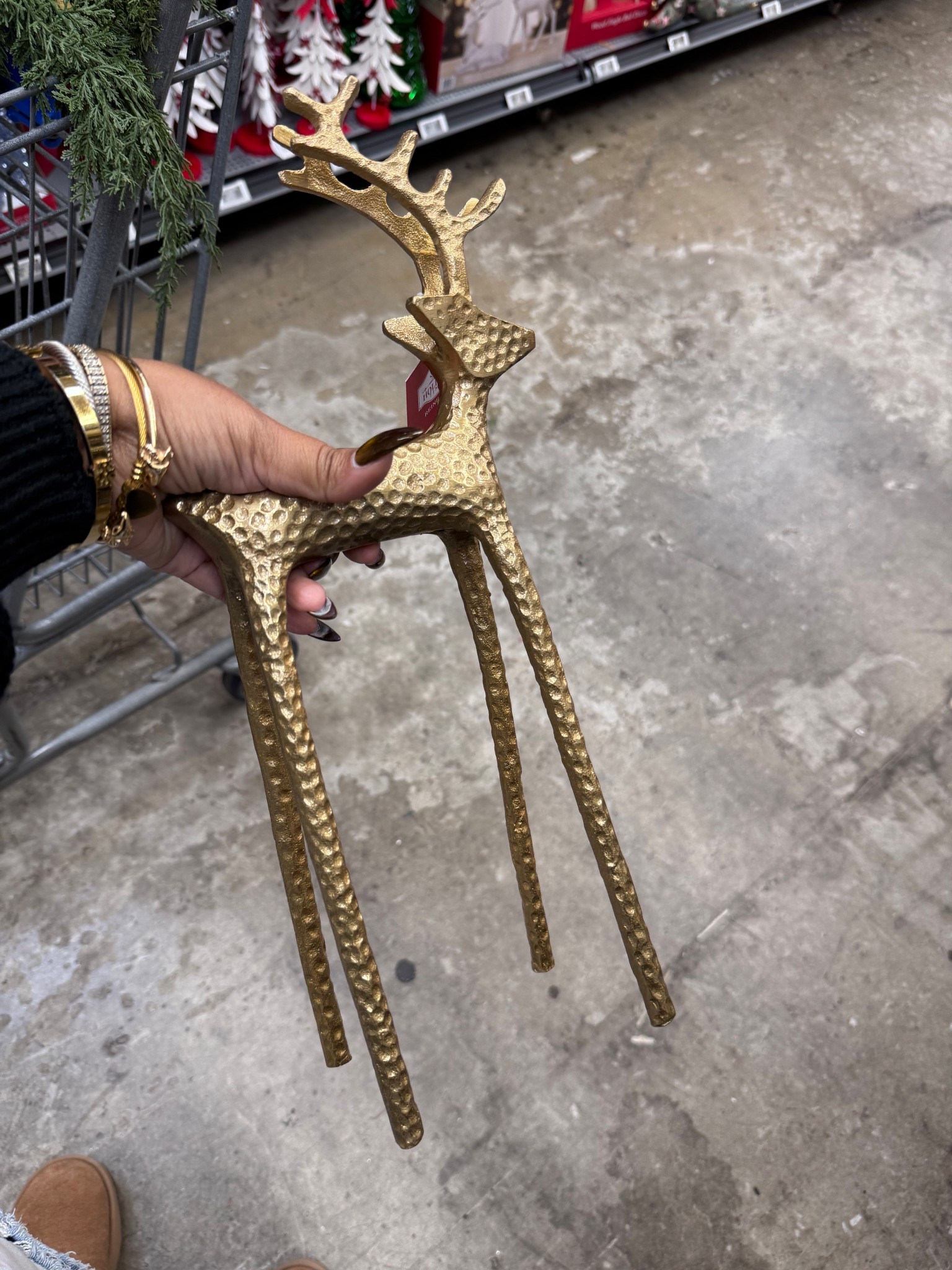 16” gold metal hammered reindeer at a price you can’t beat! 

#LTKHoliday #LTKSeasonal #LTKHome