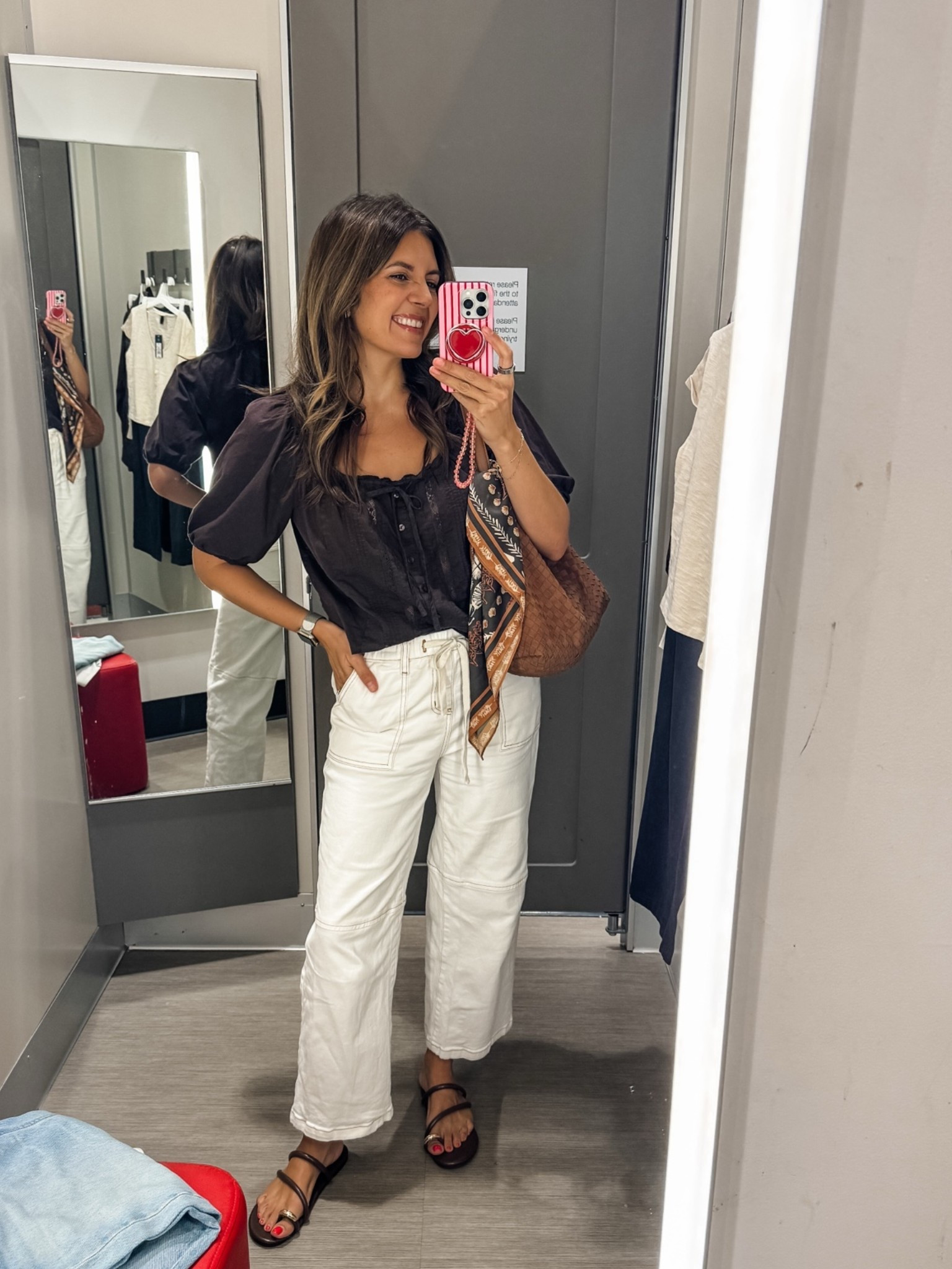 Outfit of the day! Size small in the gap top, size 6 in the pants. I’m 5’7”

#LTKOver40 #LTKSaleAlert #LTKTall