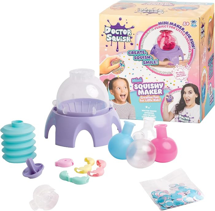 Doctor Squish Mini Squishy Maker | DIY Squishy Making Kit for Kids Ages 5 & Up | Make Your Own Sq... | Amazon (US)
