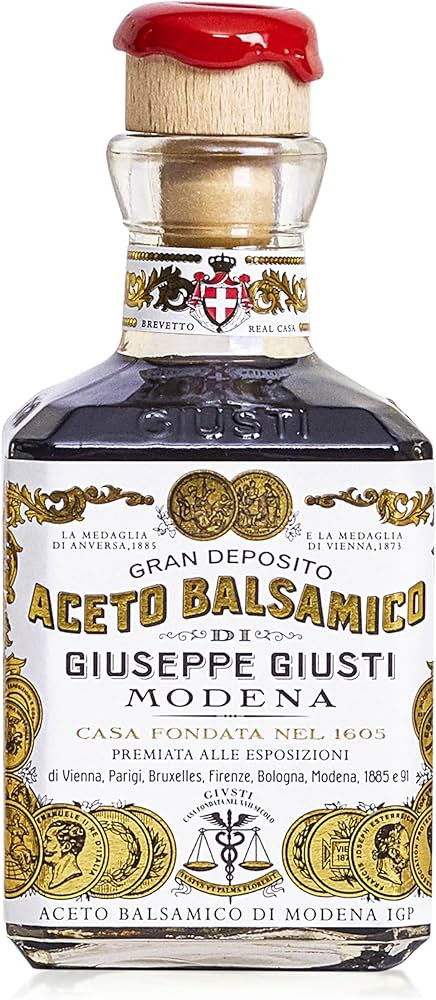 Giusti Aged Balsamic Vinegar of Modena - 2 Gold Medals Aceto Balsamico di Modena, Italian Balsami... | Amazon (US)