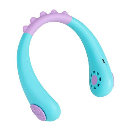 Portable Cute Cartoon Kids Neck Fan Neck Hanging Fan Hands Free Sport USB Fan | Walmart (US)