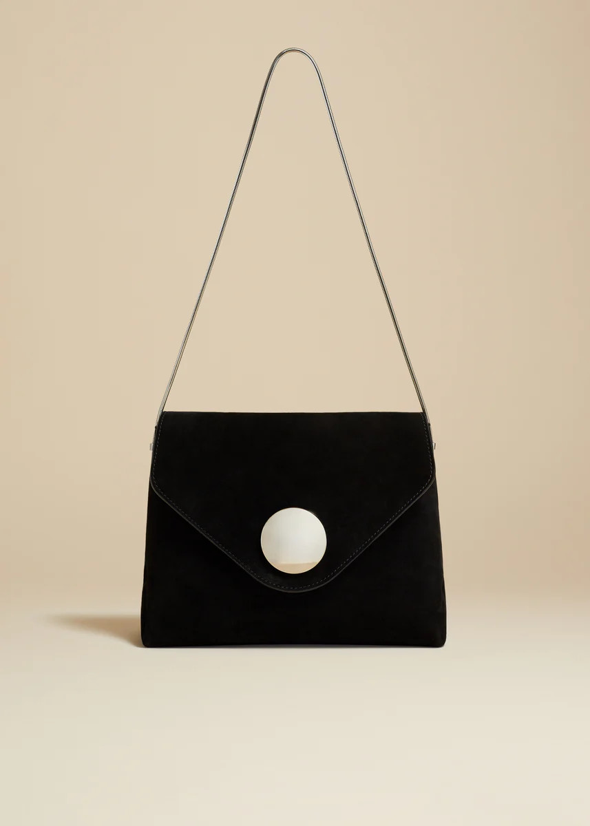 The Bobbi Bag in Black Suede | Khaite