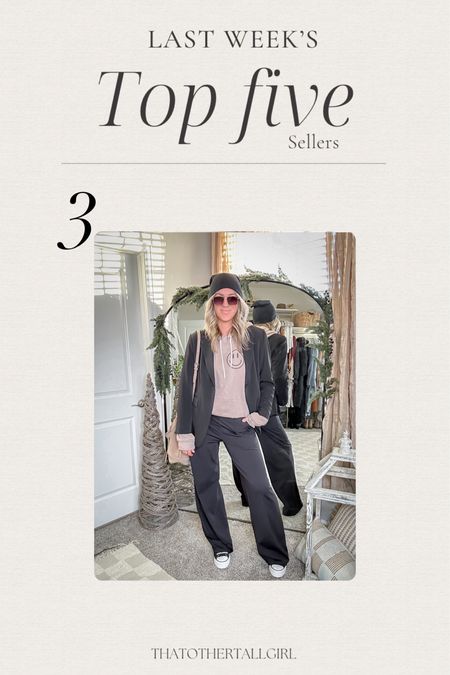 Last weeks top 5
Wide leg pants - available in lengths and more colors, can double as work wear or activewear, wearing a medium tall

#LTKstyletip #LTKmidsize