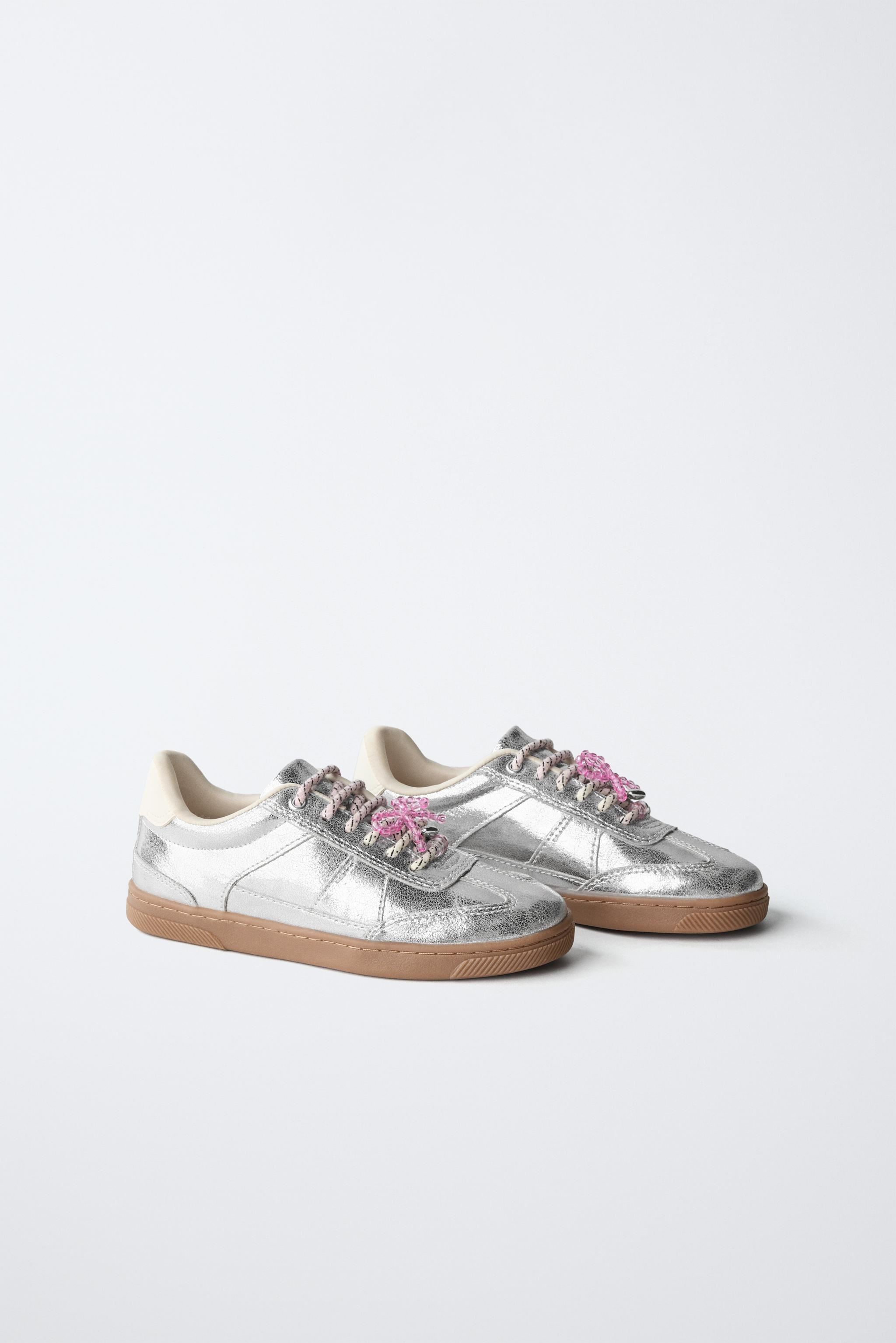 METALLIC CHARM SNEAKERS | Zara US