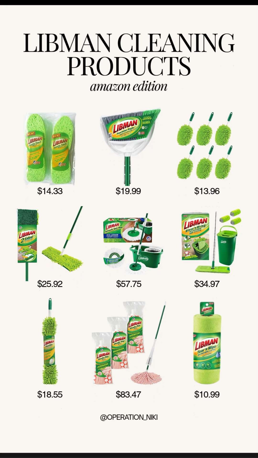 Cleaning tools that actually do the work. Libman dusters and mops make everyday messes easier to handle and faster to finish. Follow for more @OPERATION_NIKI on IG, TikTok, & Facebook #libman #cleaningessentials #homecleaning #amazonfinds #cleaningtools #householdmusthaves #operationniki #LTKFindsUnder50 #LTKFindsUnder100 

 

#LTKHome